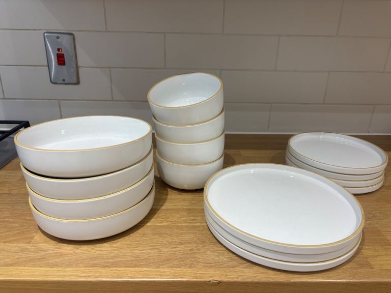 Our Place White Dinner Set 