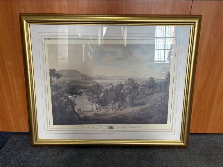 A view of Belfast from the Banks of the Lagan - Drawing by T. Thompson - £60