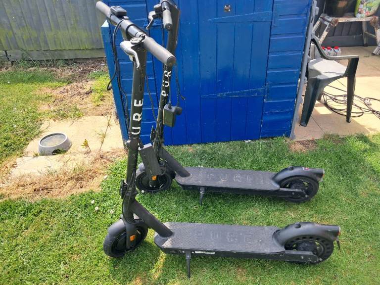 2 pure eletric scooters for 