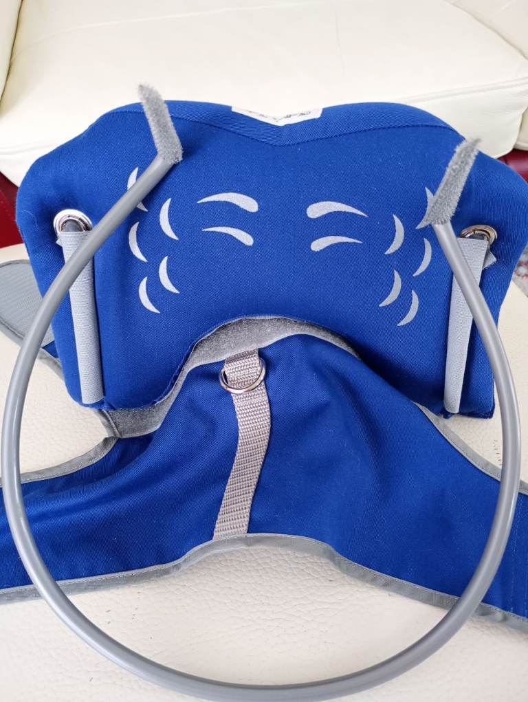 MUFFINS HALO LARGE BLUE HARNESS FOR BLIND DOGS LIKE NEW