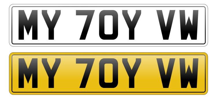 NUMBER PLATE SUIT VW CAMPER GTI VAG GT TOY