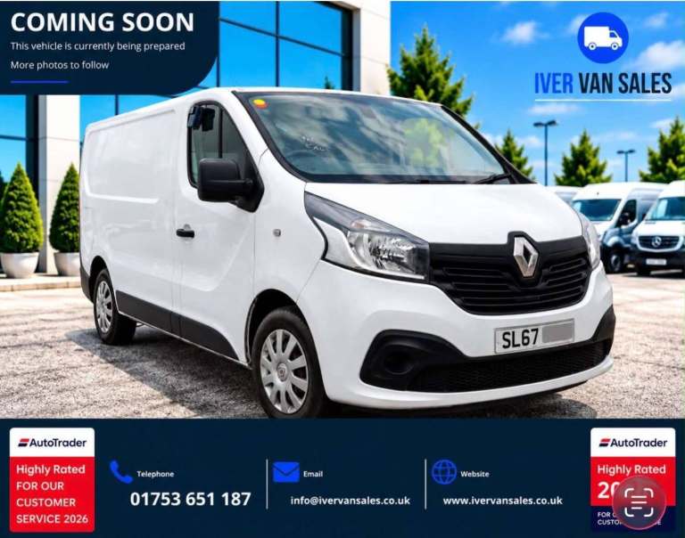 2017 Renault Trafic 1.6 dCi 27 Business+ SWB Standard Roof Euro 6 5dr Panel Van Diesel Manual