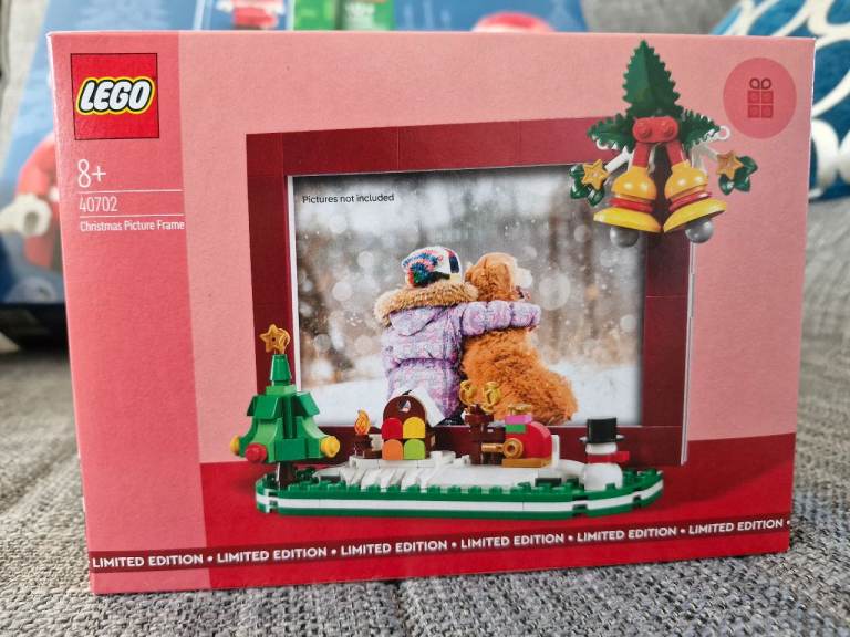 Lego Christmas Picture Frame NEW 