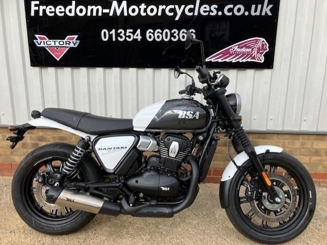 NEW BSA Bantam 350cc...Grey/white...IN STOCK..£3499+OTR