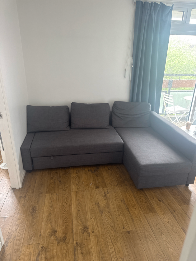 IKEA FRIHETEN Sofa Bed with Storage – Dark Grey – Excellent Condition