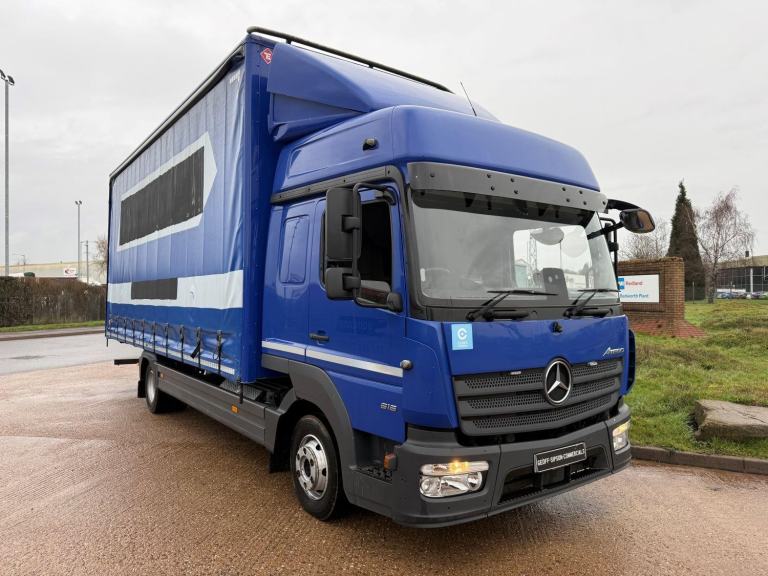 MERCEDES ATEGO 816 2021 (21) EURO 6, HIGH ROOF DBL SLEEPER 7.5 TON CURTAINSIDER