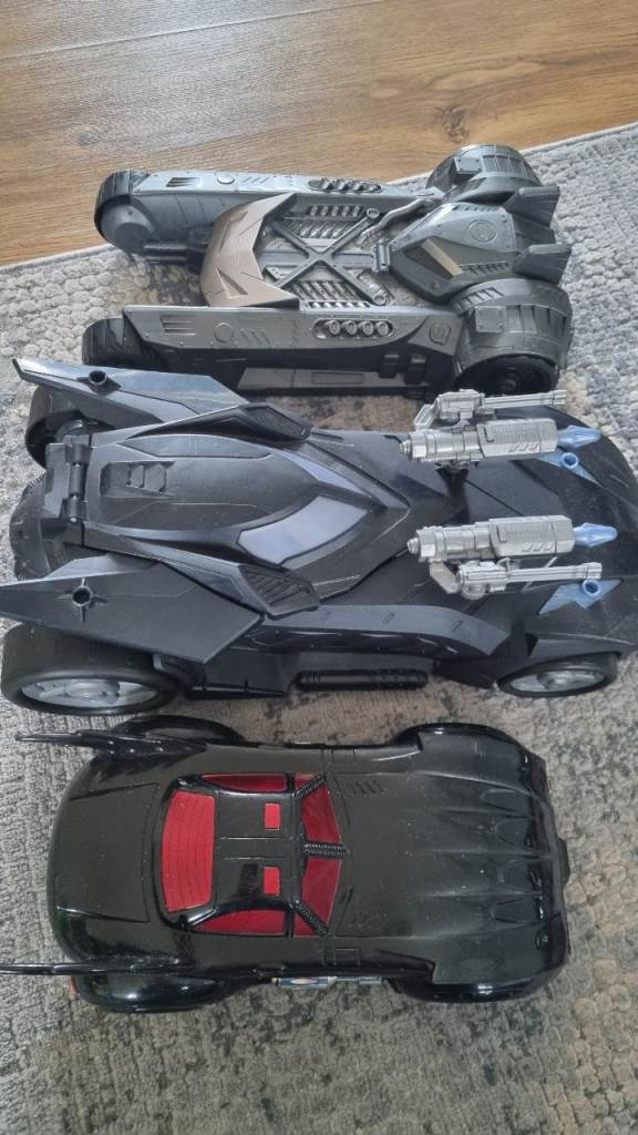 Batman x3 big cars bundle 
