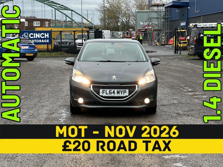 2014 Peugeot 208 1.4 e-HDi Active 3dr EGC HATCHBACK Diesel Automatic
