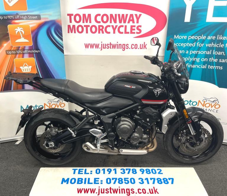 TRIUMPH TRIDENT 660, 2024(24), 1 OWNER, 4,028 MILES, FSH, IMMACULATE BIKE, £5695