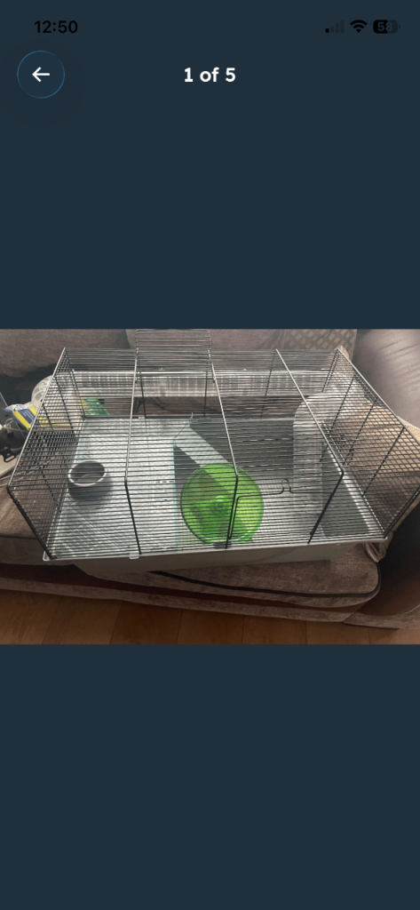 Hamster  cage. 