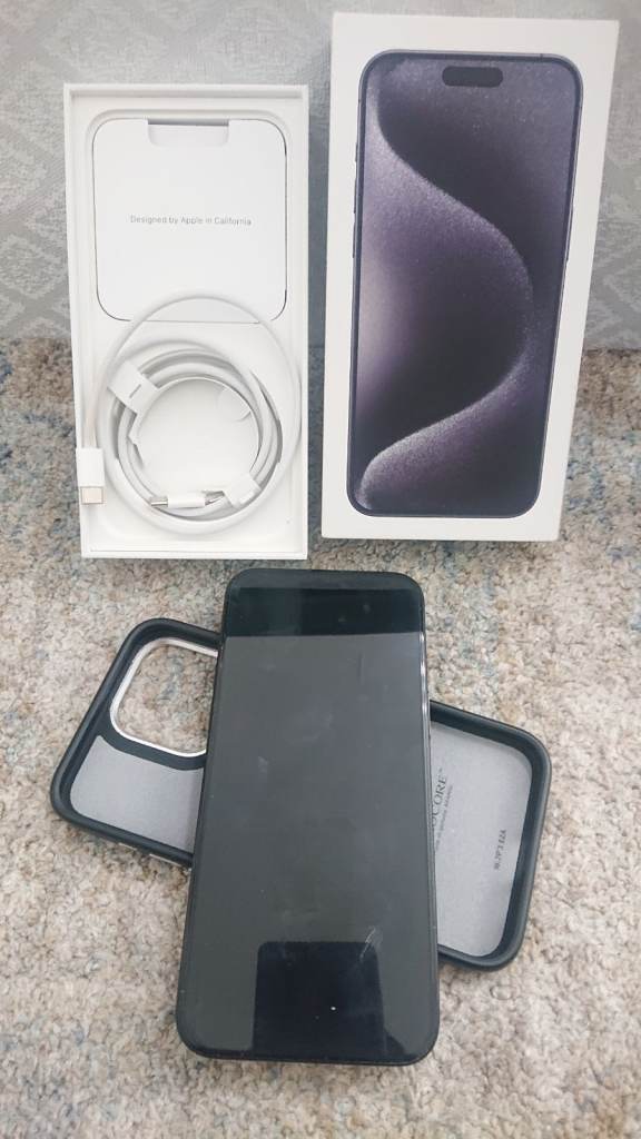 image for Iphone 15 Pro Max 256gb Black Titanium