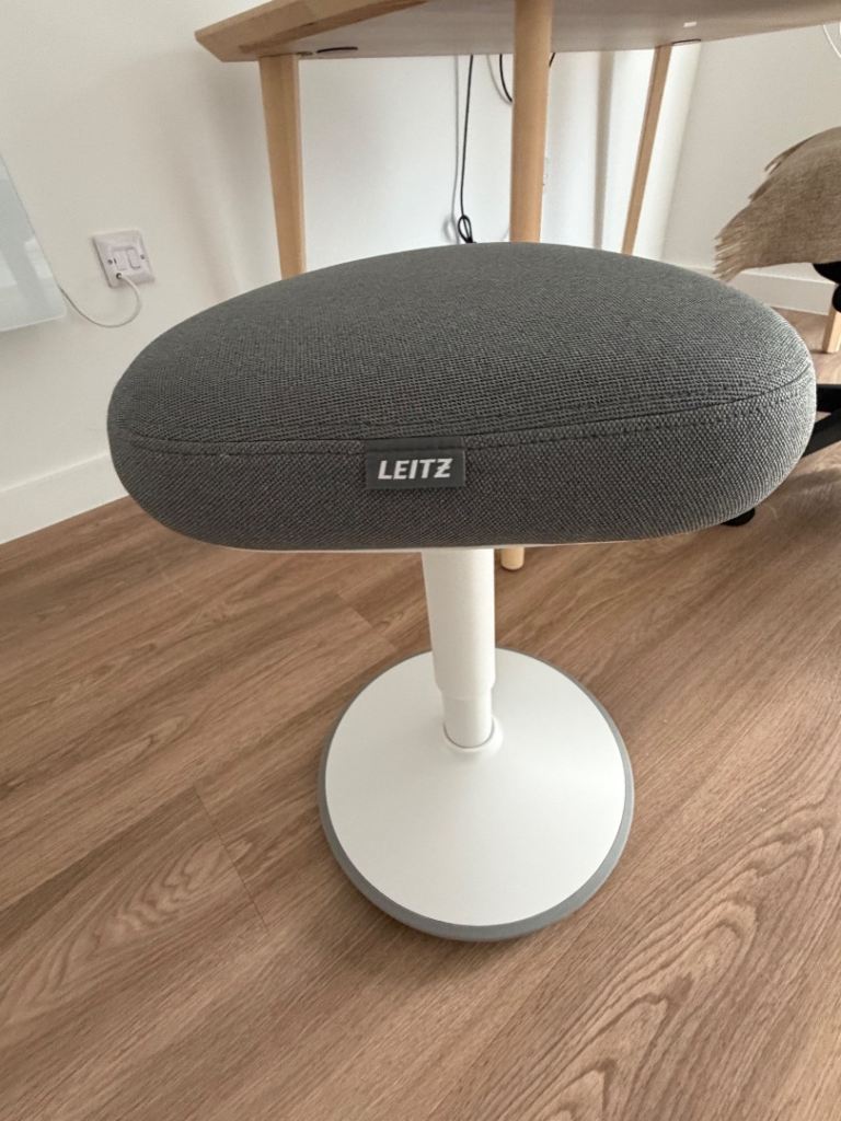 LEITZ Ergonomic Active Sitting Stool - Grey