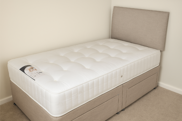 Modern Divan Bed with Storage Drawers – Ultimate Comfort with a Durable Mattress for Relaxation