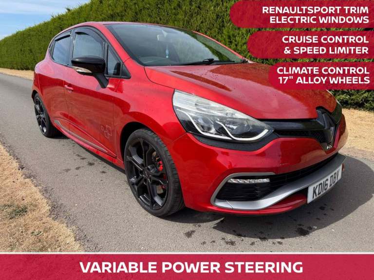 2016 Renault Clio 1.6T 16V Renaultsport Lux Nav 200 5dr Auto HATCHBACK Petrol Automatic