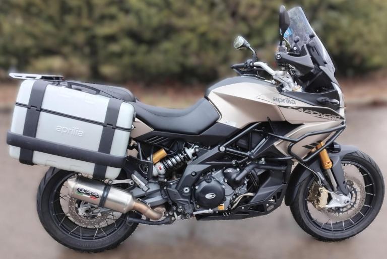 2015 15 APRILIA CAPONORD RALLY 1200 ENDURO ADVENTURE TOURER 18k GS PANNIERS