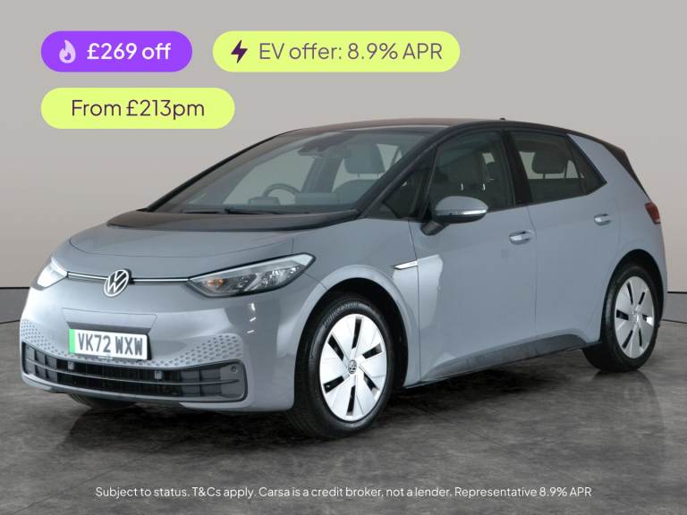 2022 Volkswagen ID.3 150kW Life Pro Performance 58kWh 5dr Auto HATCHBACK ELECTRIC Automatic
