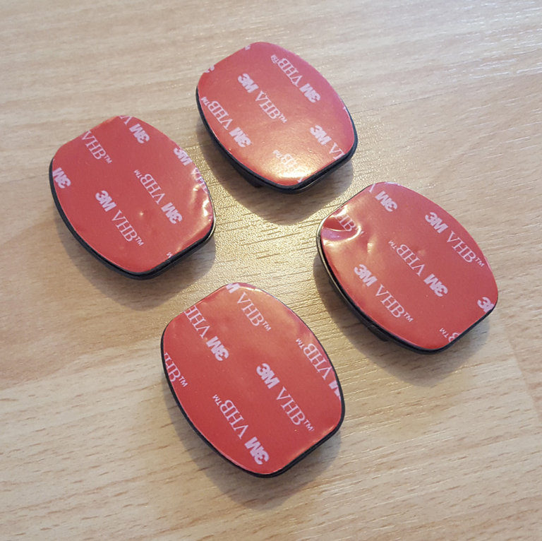 4x Official GoPro Flat Self-Adhesive Mounts