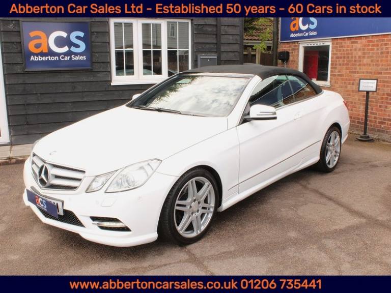 2012 Mercedes-Benz E Class E250 BlueEFFICIENCY Sport 2dr Tip Auto CONVERTIBLE PETROL Automatic