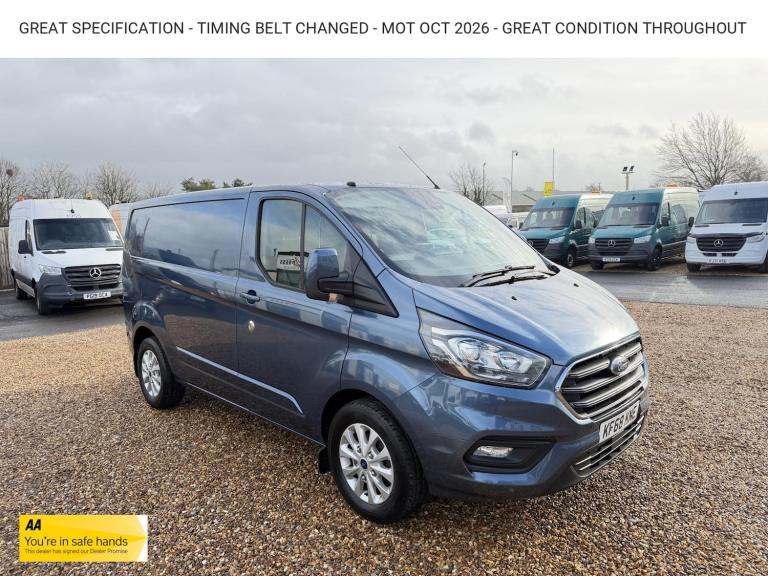 2019 Ford Transit Custom 2.0 280 EcoBlue Limited Panel Van 5dr Diesel Manual L1 H1 Euro 6 (130 ps...