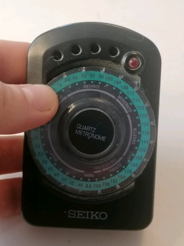 Seiko  Quartz metronome (used). 