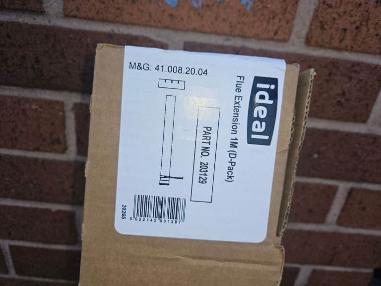 Ideal flue extensions 1m (D-Pack)