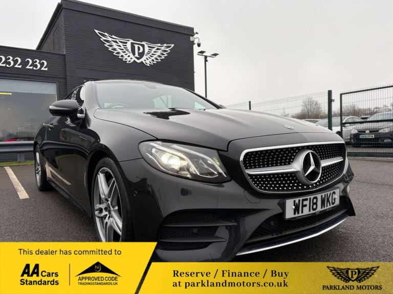 2018 Mercedes-Benz E Class 2.0 E 300 AMG Line Auto 2dr Coupe Petrol Automatic