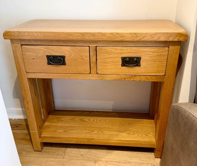 Wooden console table