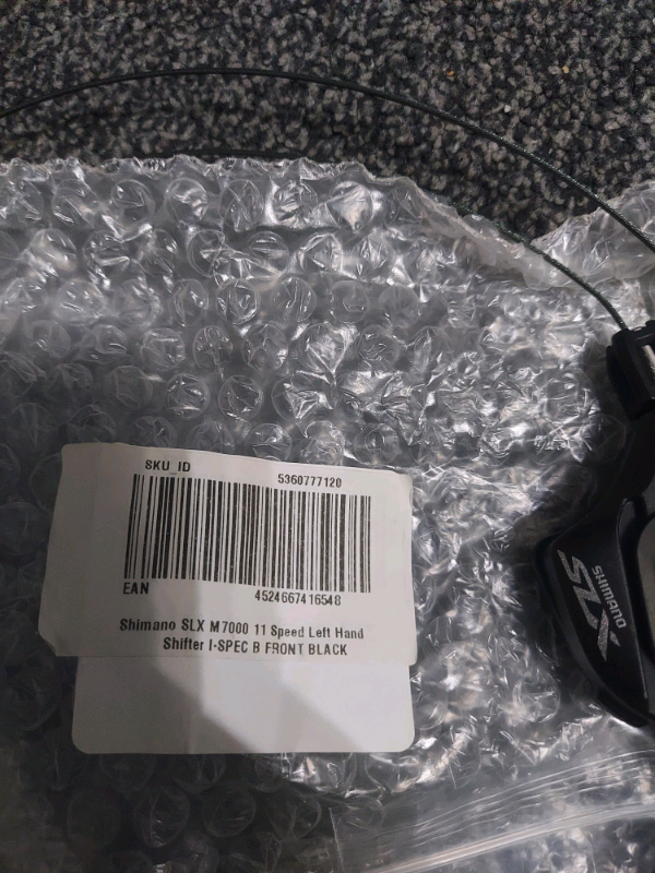 Shimano SLX M7000 11 SPEED left hand shift brand new Front black