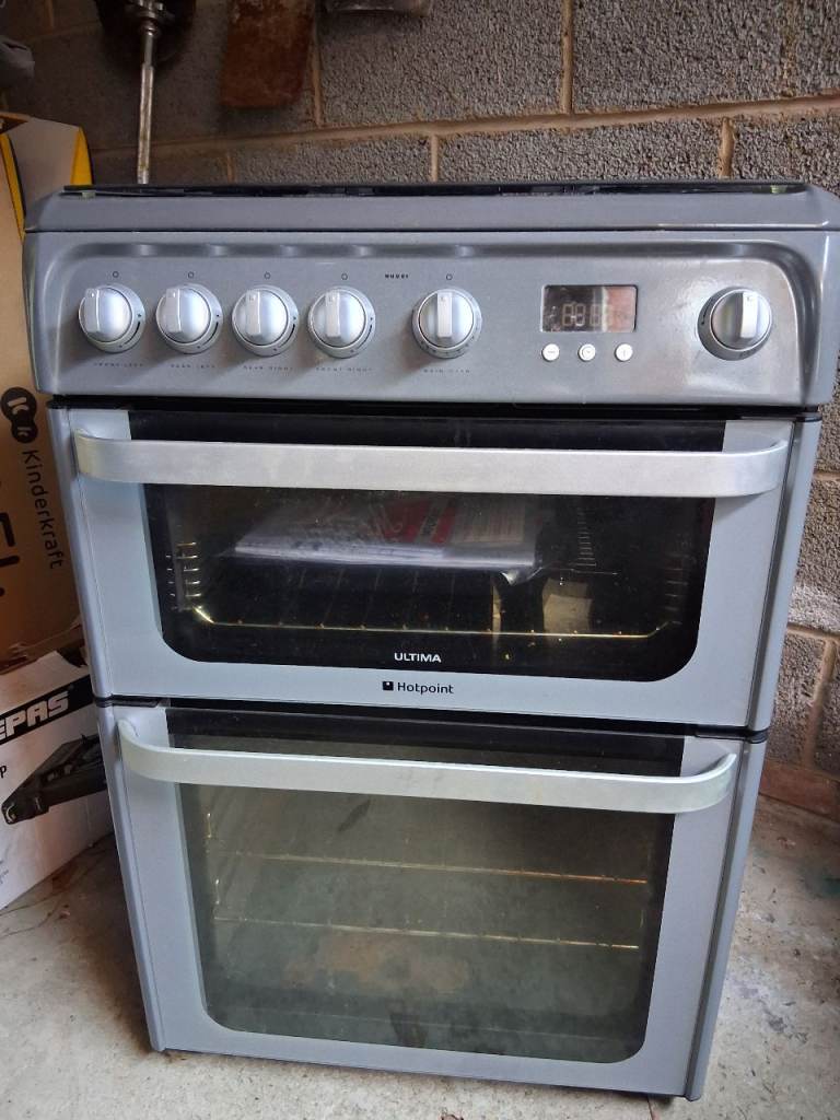 Hotpoint double gas oven