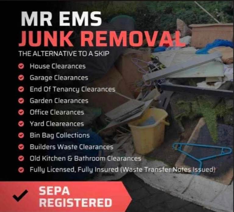 Rubbish/junk uplifts 