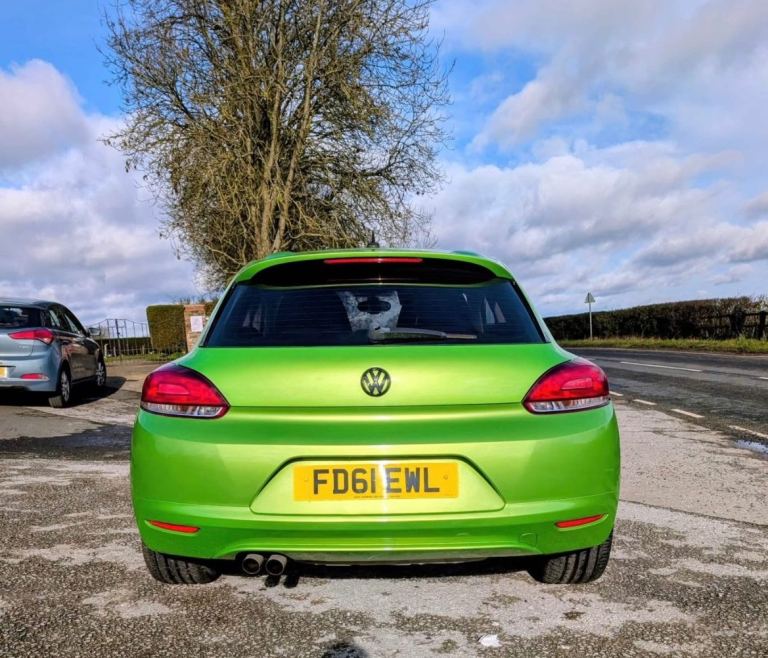 2011 Viper green VW SCIROCCO 2.0 TDI 