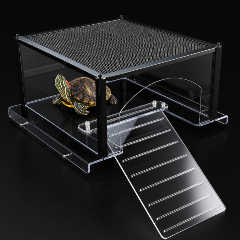 Turtle Basking Docking Platform gives Freedom of Movement lightweight For 25-34cm Wide Aquariums.