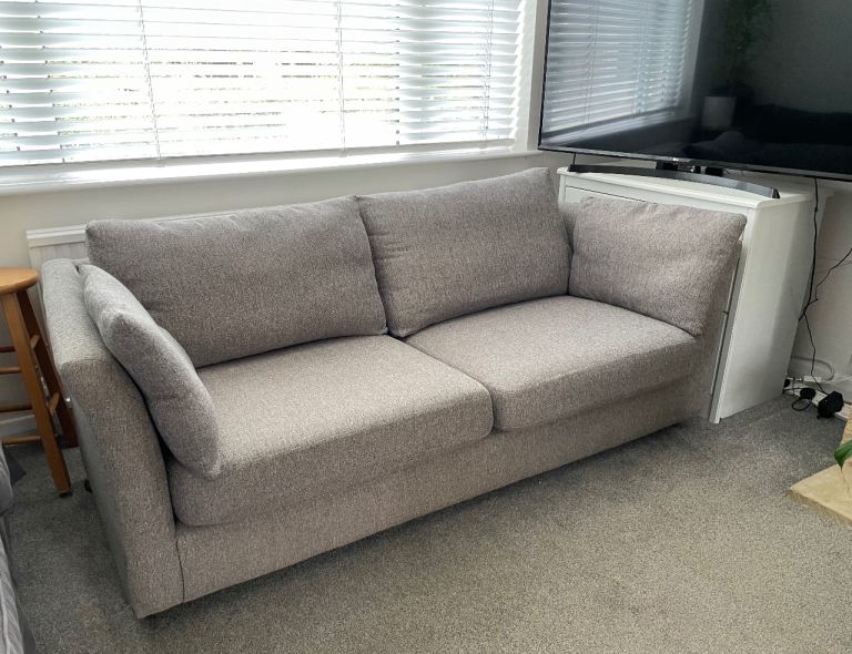 2 seater Ikea grey sofa. Contemporary style  