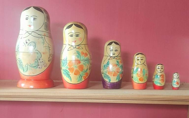 Set of Russian dolls