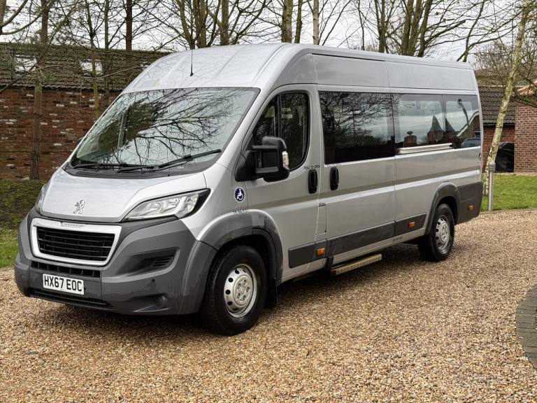 2017 Peugeot Boxer 2.0 BLUE HDI 440 L4H2 17 Seats Minibus Diesel Manual