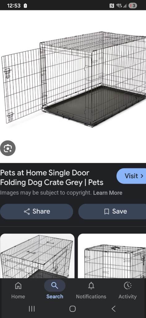 Mid to large dog cage 