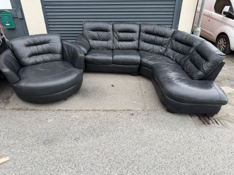 Corner Sofa and Swival Chair 