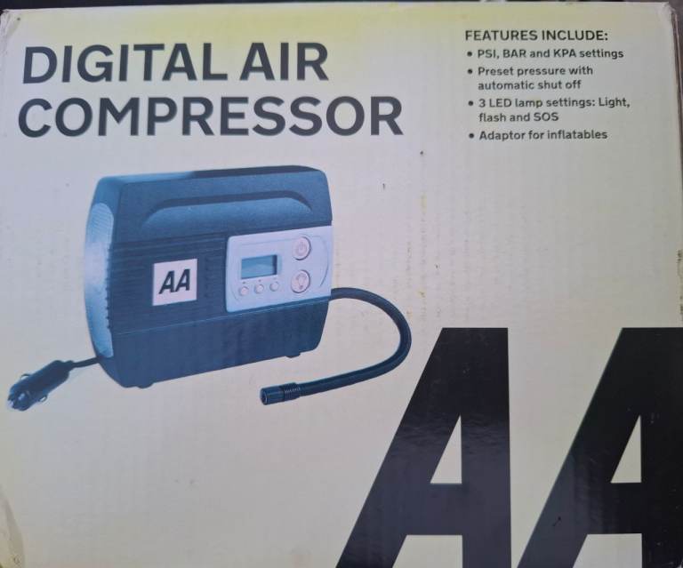 AA digital air compressor DC 12v