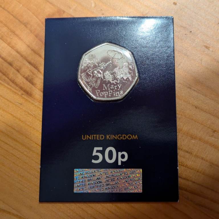 ♥NEW♥ 50p 2025 - Mary Poppins - uk uncirculated coin