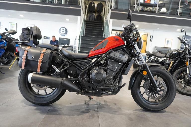 Honda CMX500 Rebel, 2018, Red with just 12308miles Only £3495. 