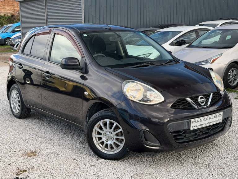 2015 Nissan Micra 1.2L March Petrol Automatic 5 Seater 5 Door Hatchback Black Purple Hatchback Pe...