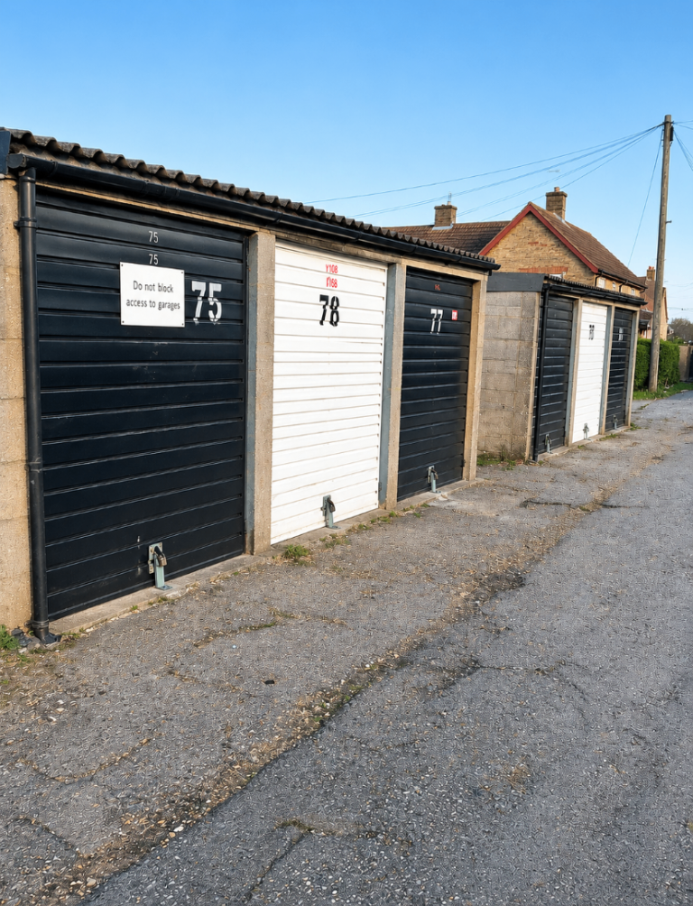 RENT DROP! Secure large garages for rent in Feltham drive BA11 5AW, Frome. Heavy duty locks 