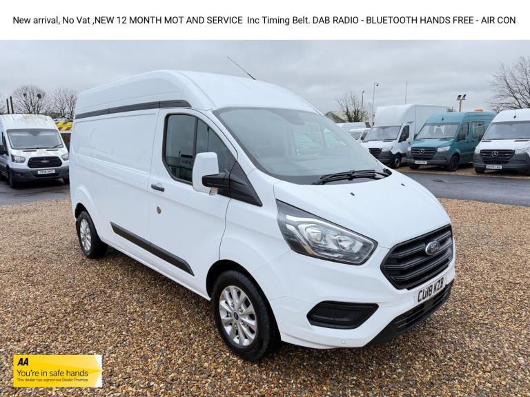 2018 Ford Transit Custom 2.0 300 EcoBlue Trend Panel Van 5dr Diesel Manual L2 H2 Euro 6 (105 ps) ...