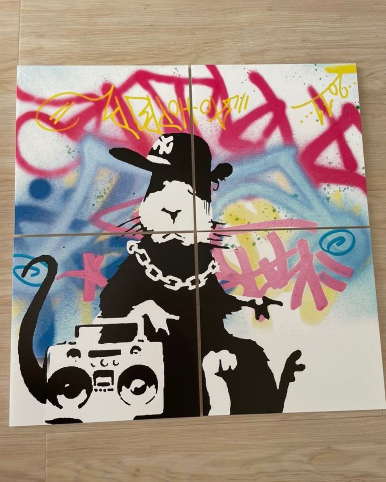 image for Limited Edition 4 piece wall art immaculate 