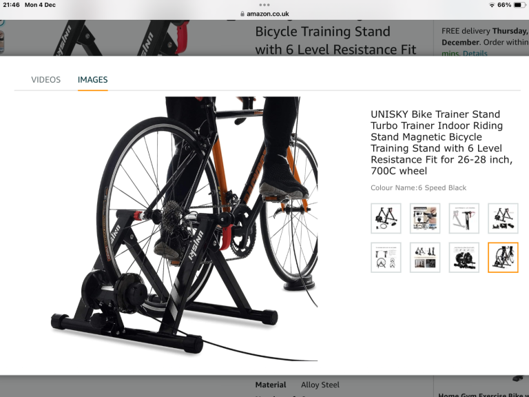 Brand New, Boxed - UNISKY Magnetic Bike Trainer Stand.