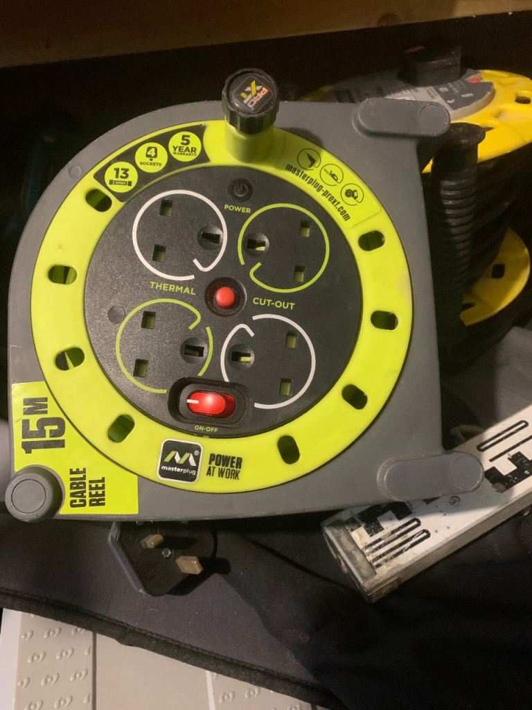 Brand new 14 metre extension cable reel