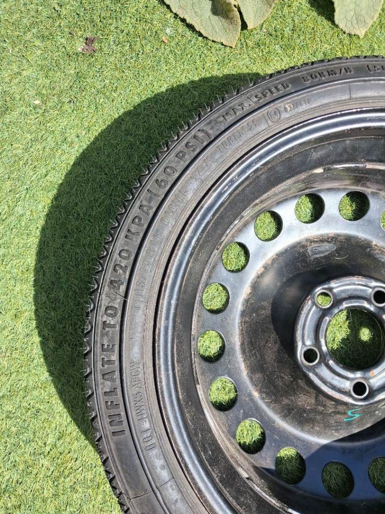 Spare wheel for zafira