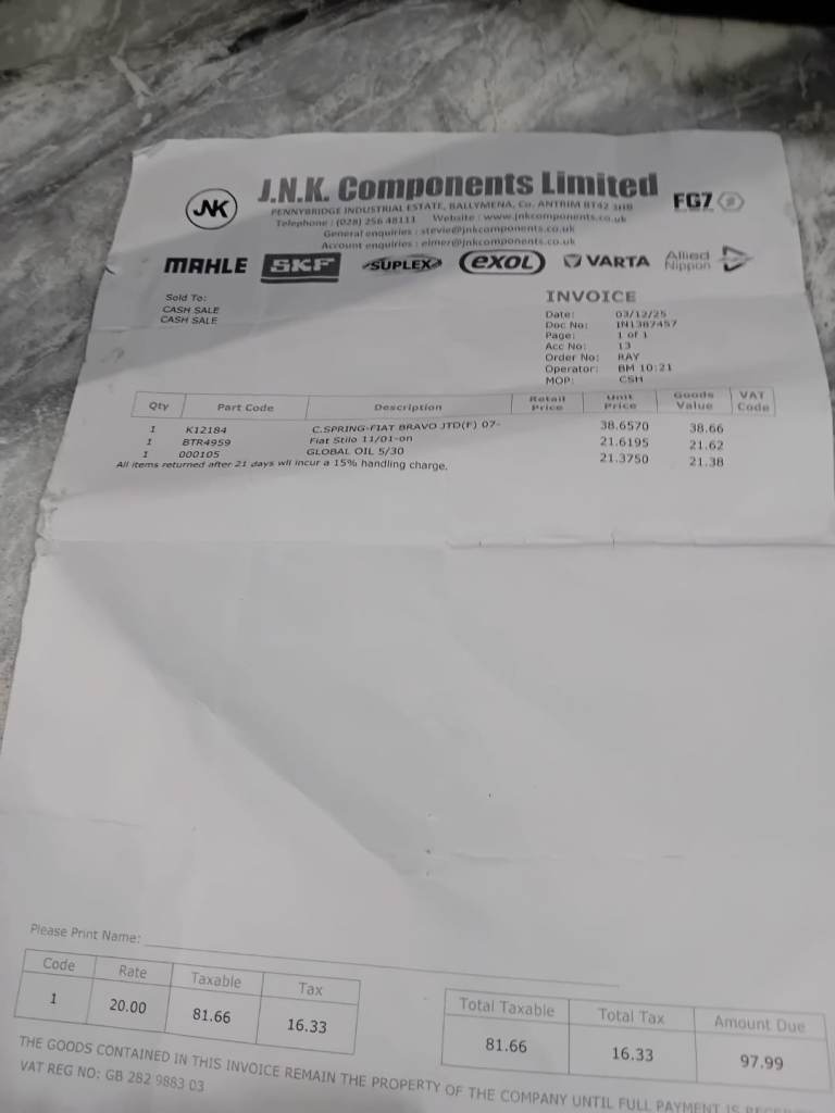 Fiat, BRAVO, Hatchback, 2009, Manual, 1598 (cc), 5 doors FULL YEARS MOT CERTIFICATE ✴️