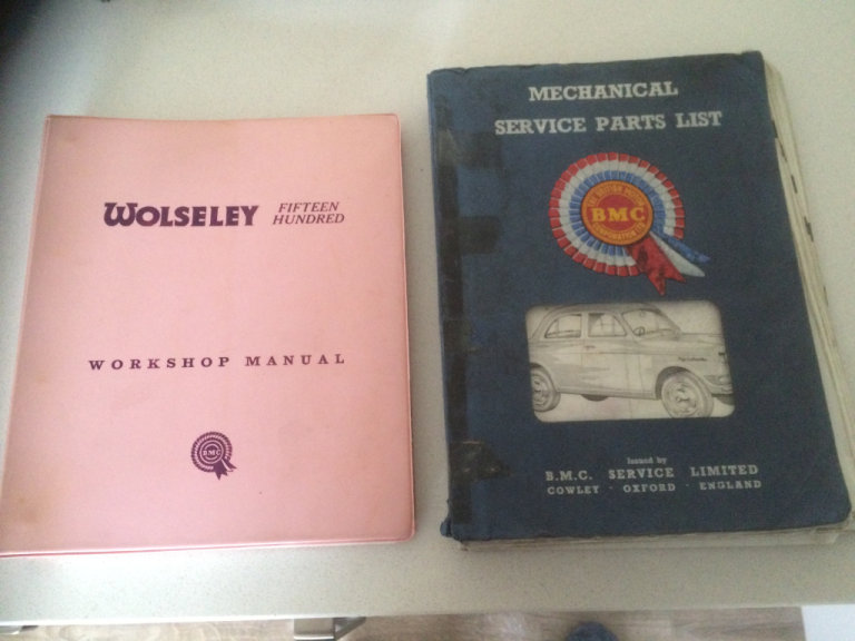 Wolseley 1500 Mk3 parts and manuals