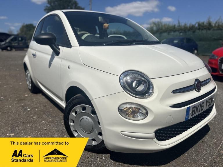 2016 Fiat 500 1.2 Pop Euro 6 (s/s) 3dr HATCHBACK Petrol Manual